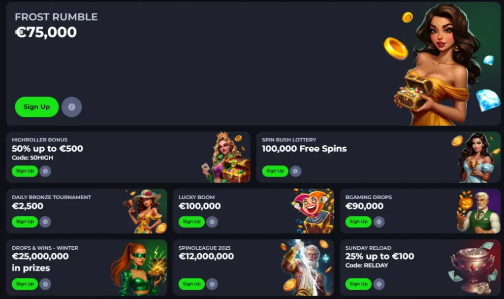 Bonus Offers & Promotions